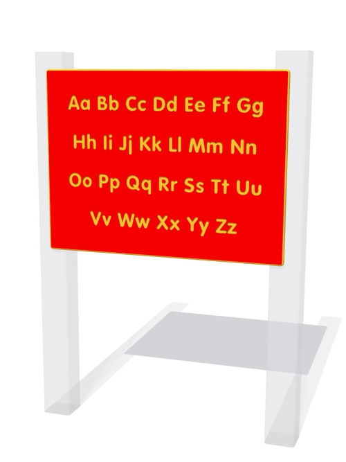 Alphabet Upper & Lower Case Play Panel